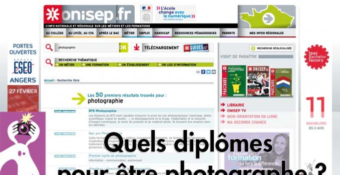 diplome pour etre photographe professionnel