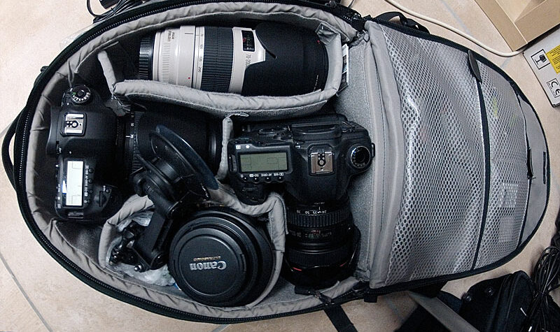 MATERIEL PHOTO : le sac du photographe portraitiste