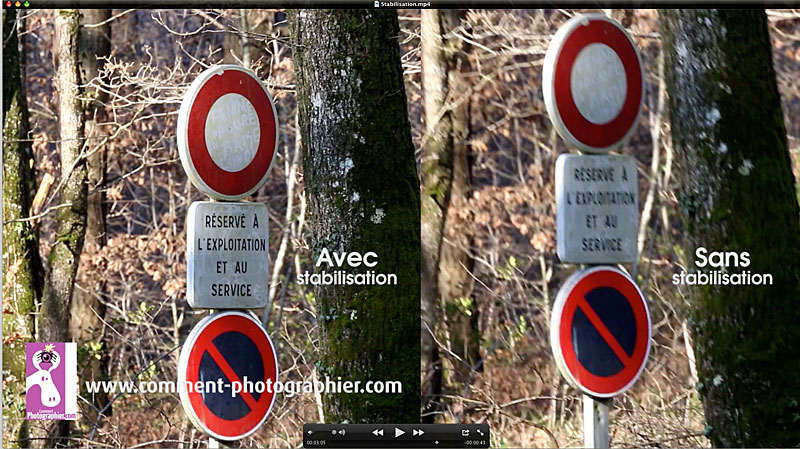 Le stabilisateur optique reste un des moyens efficace pour éviter les flous de bougé.