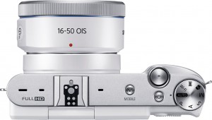 SAMSUNG NX3000-dessus-blanc