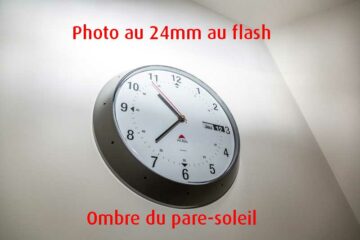 Vignettage ou mauvaise synchro flash