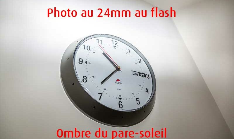 Vignettage ou mauvaise synchro flash