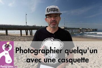 Photographier quelqu'un avec une casquette