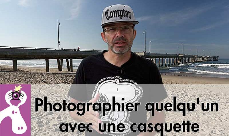 Photographier quelqu'un avec une casquette