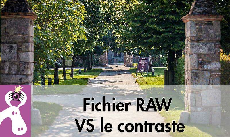 Fichier RAW VS le contraste