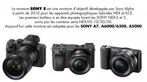 Monture SONY-E