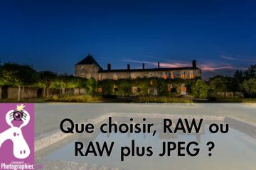 Que choisir, RAW tout seul ou RAW plus JPEG ? Cette question revient sans cesse dans vos courriers alors, l'objectif aujourd'hui à être de répondre définitivement à cette problématique.