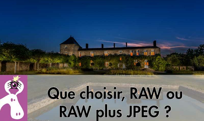 Que choisir, RAW tout seul ou RAW plus JPEG ? Cette question revient sans cesse dans vos courriers alors, l'objectif aujourd'hui à être de répondre définitivement à cette problématique.