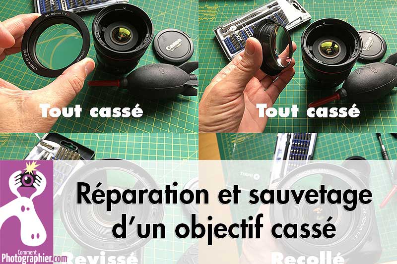 Opération sauvetage de mon objectif photo