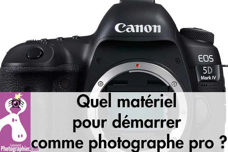 lieu de travail de photographe avec système d'appareil photo