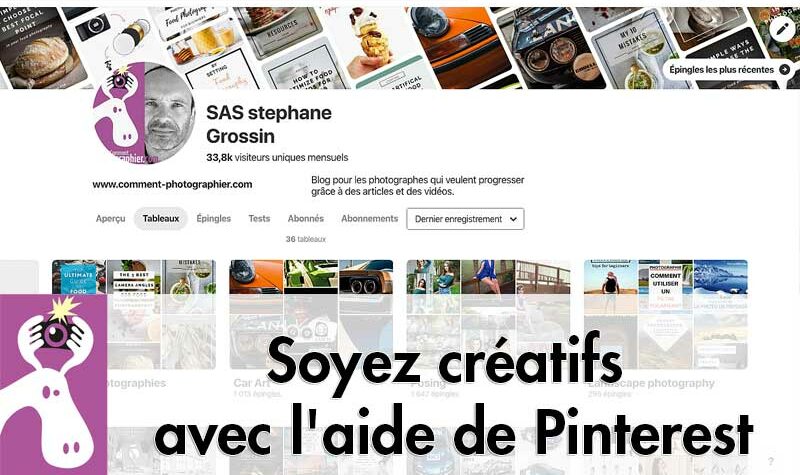 Soyez créatifs avec l'aide de Pinterest