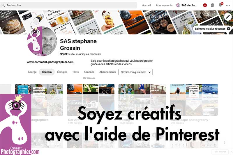 Soyez créatifs avec l'aide de Pinterest