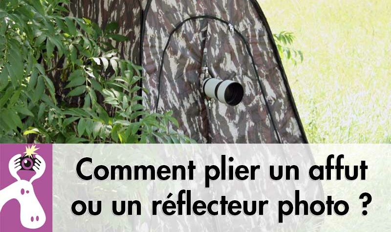 Comment plier un réflecteur photo ou un affut photo