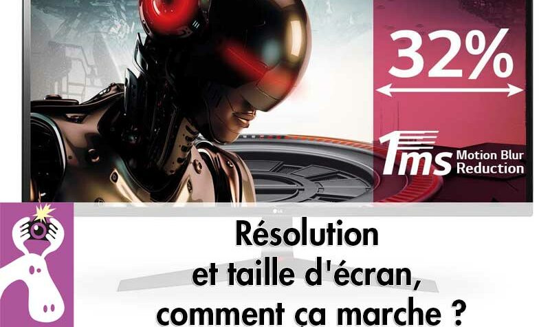 Résolution et taille d'écran, comment ça marche ?