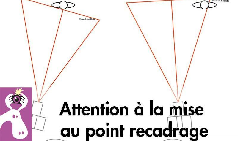 Mise au point recadrage, attention à la netteté