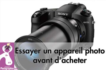 Essayer un appareil photo avant d'acheter, encore faut-il pouvoir le faire