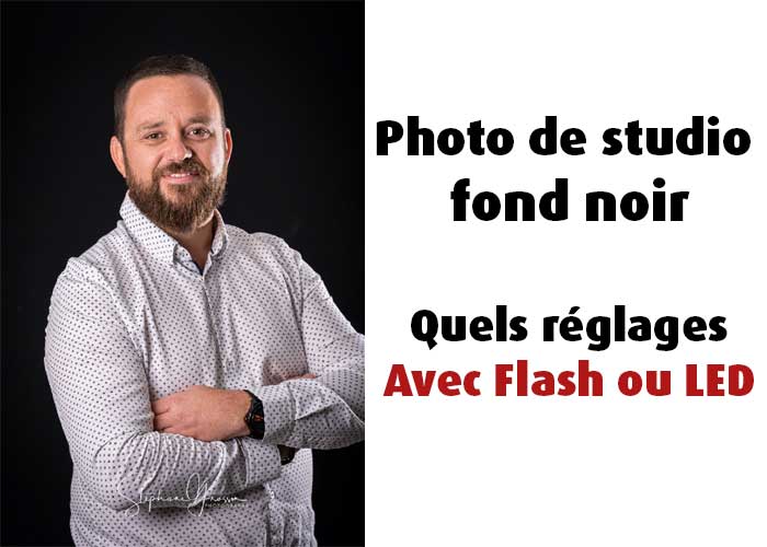 Photographies sur fond sombre, attention