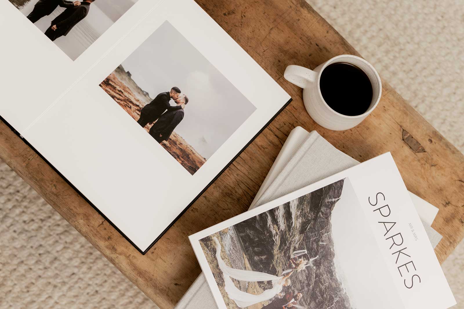 Album Photo De Mariage Blanc Shudehill Neuf - Boîte Cadeau - Environ 80 Pages