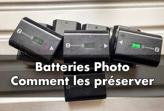 Astuces pour économiser la batterie de votre appareil photo