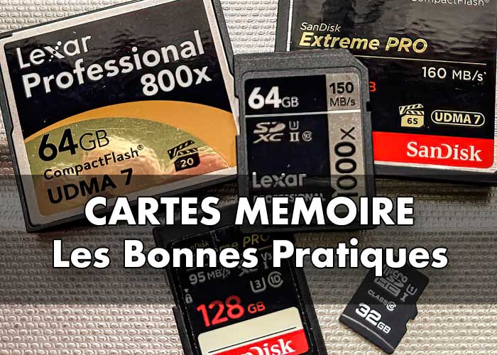 Importance des cartes mémoire en photographie