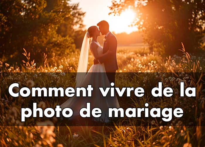 Comment vivre de la photo de mariage
