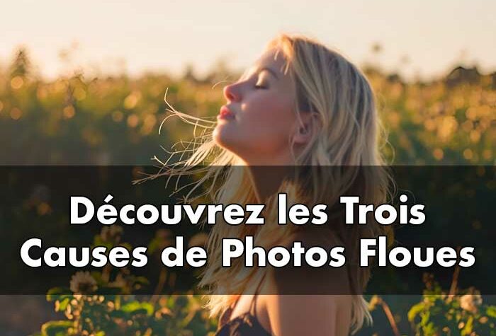 Découvrez les trois causes de photos floues
